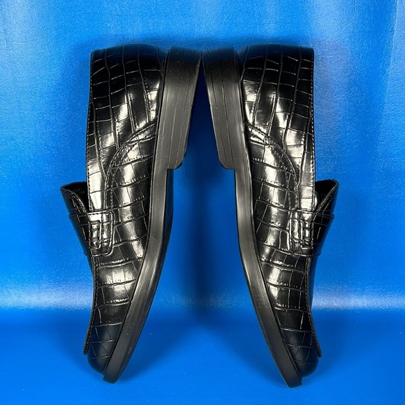 INC International Concepts - Black Croc Loafers - 11.5 - New in box - Picture 6 of 8